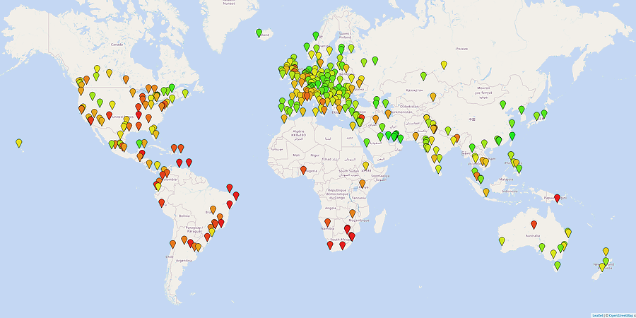 Mastery auktion Trives Crime Index by City 2023